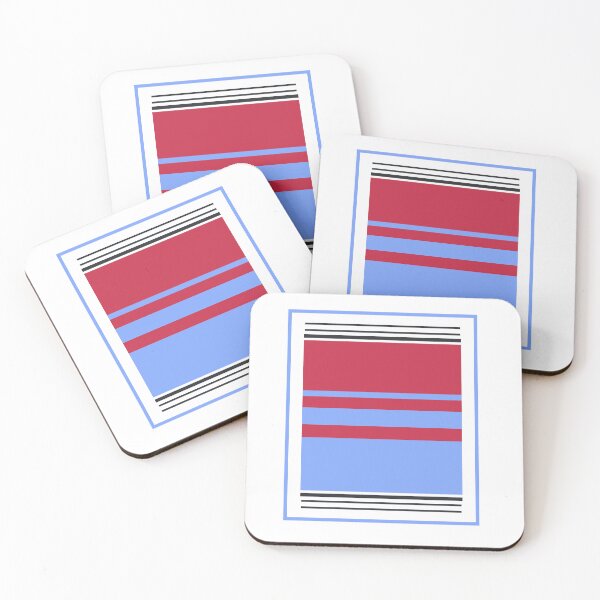 Item preview, RED BLUE AND B&W STRIPES designed and sold by CONTRAPINK.
