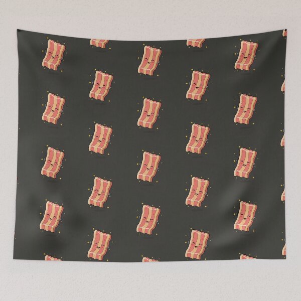 Item preview, Happy Cute Bacon for Meat and Barbecue Lovers designed and sold by EMMonovi.
