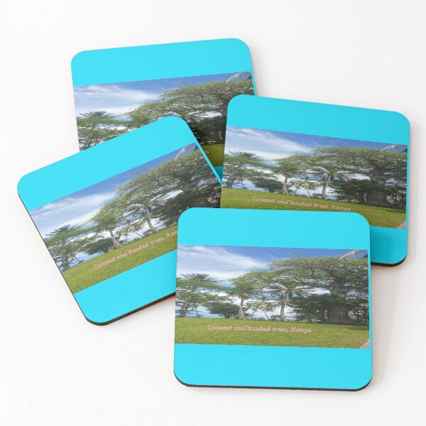 Item preview, Beautiful Coconut and Baobab trees, Mombasa Kenya designed and sold by annenambiro.