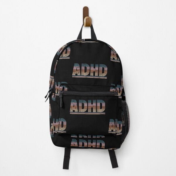 Item preview, ADHD Awareness Retro Stripes designed and sold by PaperScaped.