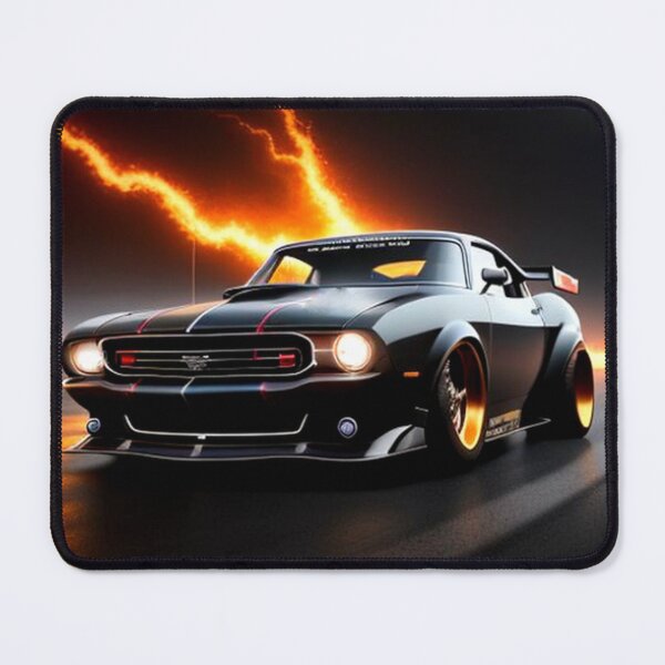 Item preview, Classic Muscle Funny Car Burn Out Art designed and sold by TheDarkWardrobe.