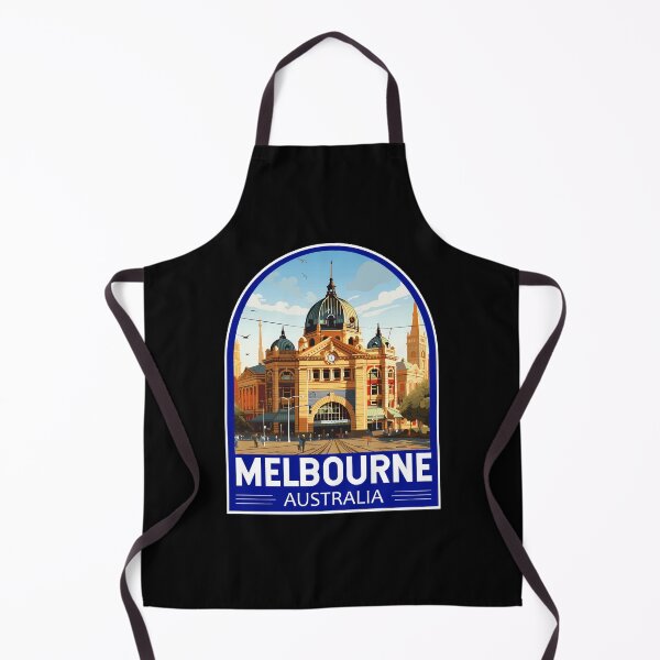 Item preview, Melbourne Australia Travel Art Emblem designed and sold by KrisSidDesigns.