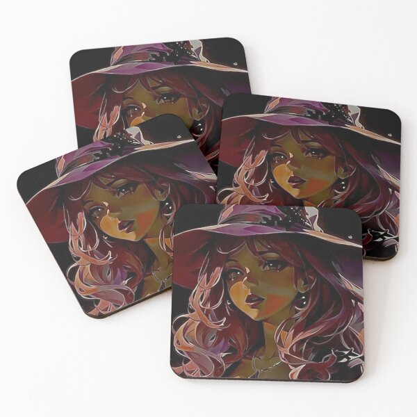 Item preview, Cute Cybergirl with purple hat designed and sold by SoulArtSara.