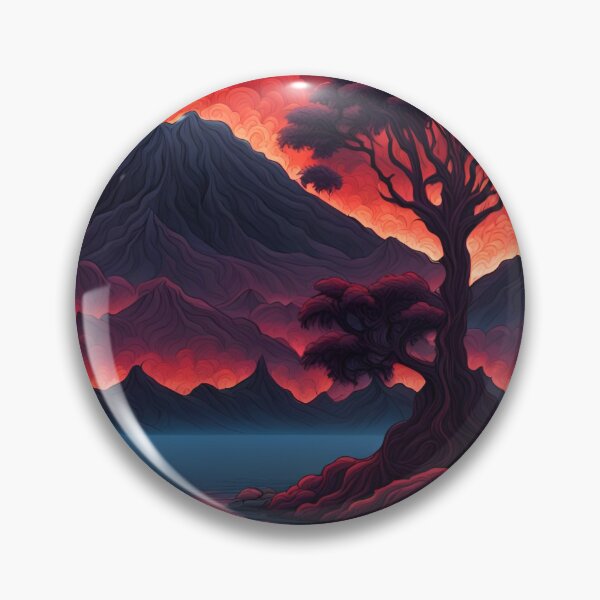 Item preview, Volcanic Landscape from an Island Far, Far Away in the Middle of the Ocean  designed and sold by Bright-Moonrise.