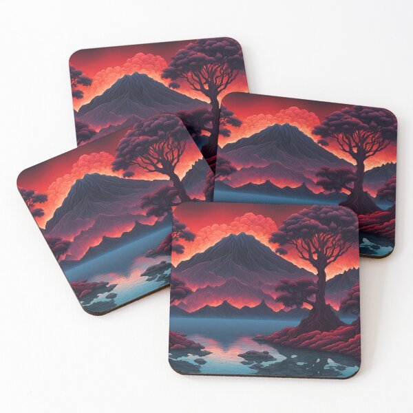 Item preview, Volcanic Landscape from an Island Far, Far Away in the Middle of the Ocean  designed and sold by Bright-Moonrise.