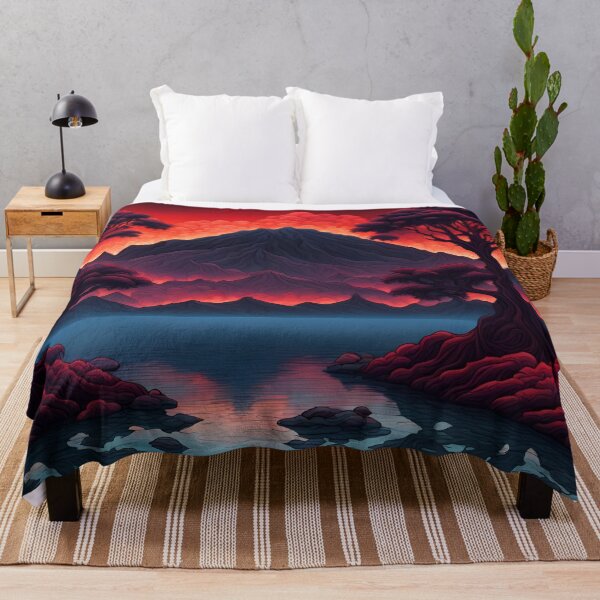 Item preview, Volcanic Landscape from an Island Far, Far Away in the Middle of the Ocean designed and sold by Bright-Moonrise.