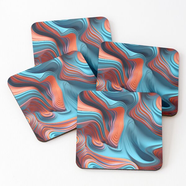 Item preview, Fluid 3D Scene, Abstract, Seamless Pattern designed and sold by patternicco.