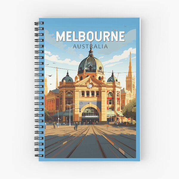 Item preview, Melbourne Australia Viajes Arte Vintage designed and sold by KrisSidDesigns.