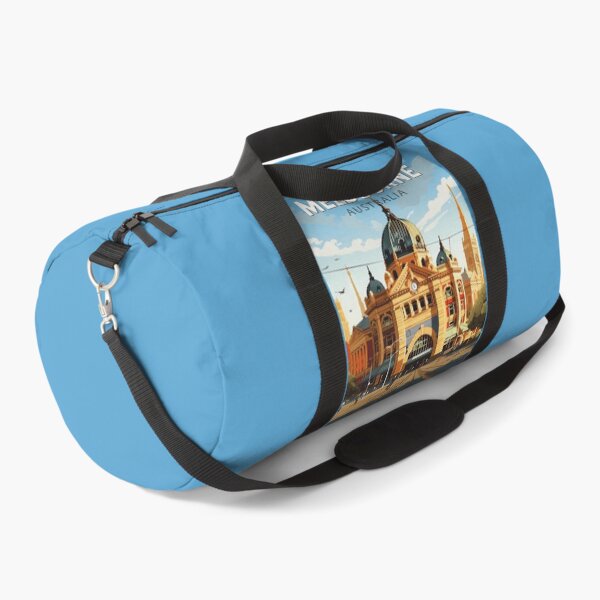 Item preview, Melbourne Australia Travel Art Vintage designed and sold by KrisSidDesigns.