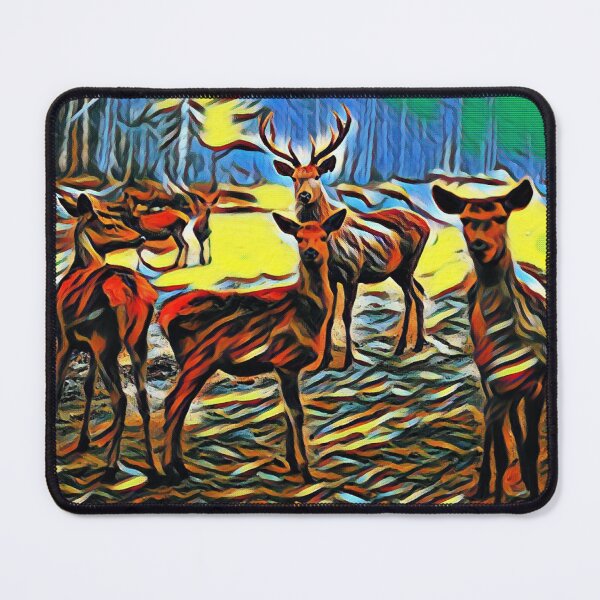 Item preview, Colorful Deer Art - Art Deco Style designed and sold by TGAL2.