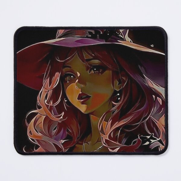 Item preview, Cute Cybergirl with purple hat designed and sold by SoulArtSara.