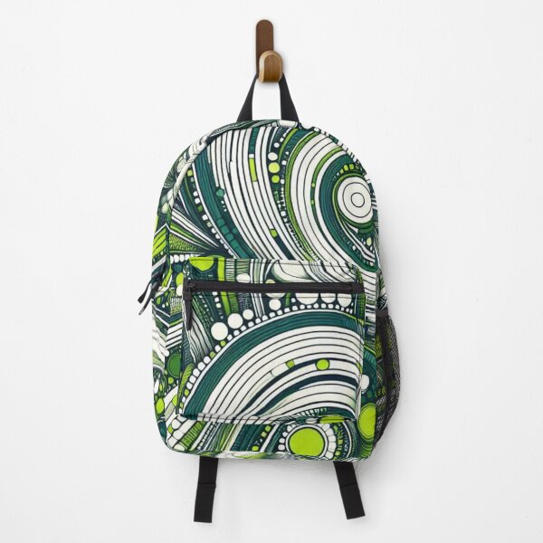 Item preview, Green and white abstract art. designed and sold by LindaV44.