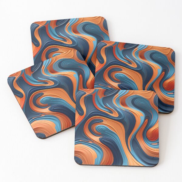 Item preview, Fluid 3D Scene, Abstract, Seamless Pattern designed and sold by patternicco.