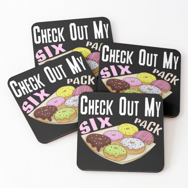 Item preview, Check Out My Six Pack, Fitness Donut, Funny Workout , Donut Lover Tee designed and sold by Micro-dose.