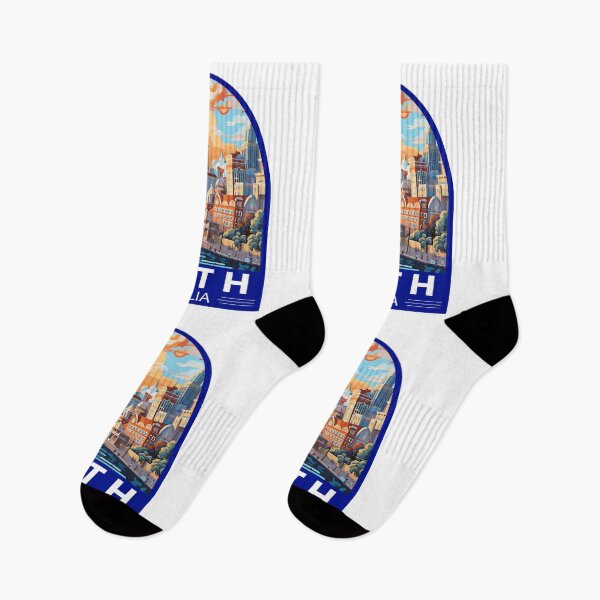 Item preview, Perth Australia Travel Art Emblem designed and sold by KrisSidDesigns.