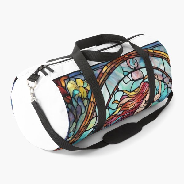 Item preview, colorful stained glass with animals, siren 2 designed and sold by GroonSpace.
