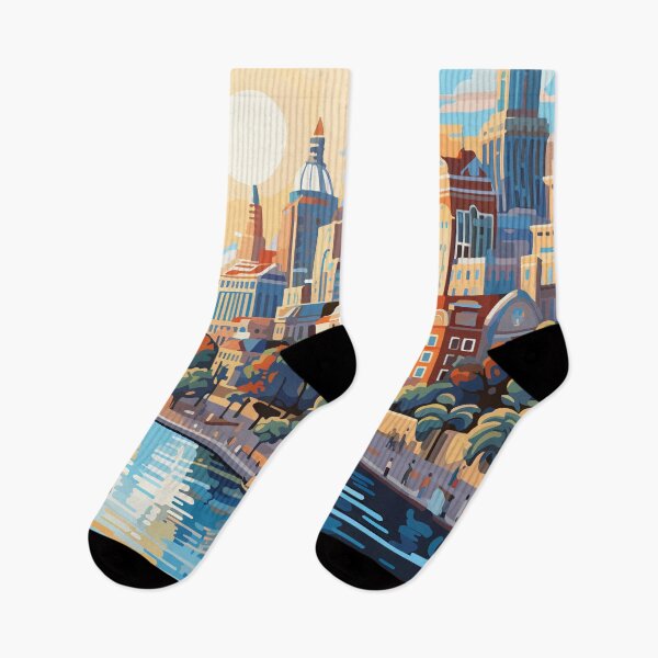 Item preview, Perth Australia Travel Art Vintage designed and sold by KrisSidDesigns.