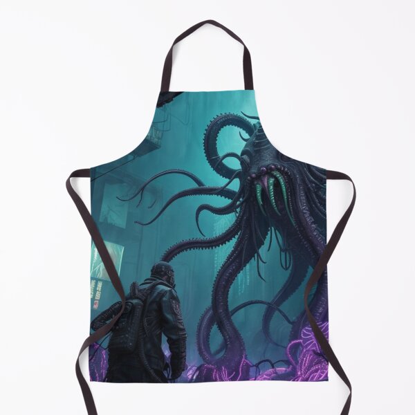 Item preview, cyberpunk apocalypse blue high tech creature  designed and sold by mikaws.
