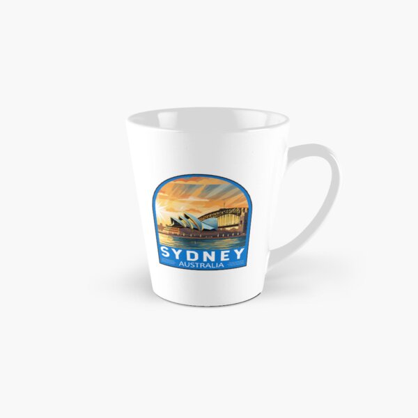 Vista previa del artículo con la obra «Emblema de arte de viajes de Sydney Australia», diseñado y vendido por KrisSidDesigns.