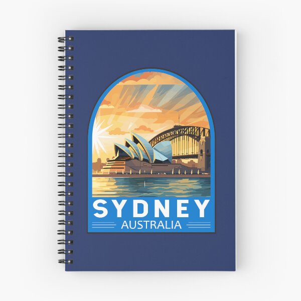 Artikelvorschau, Sydney Australien Reisekunst-Emblem entworfen und verkauft von KrisSidDesigns.