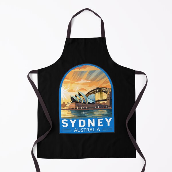 Artikelvorschau, Sydney Australien Reisekunst-Emblem entworfen und verkauft von KrisSidDesigns.