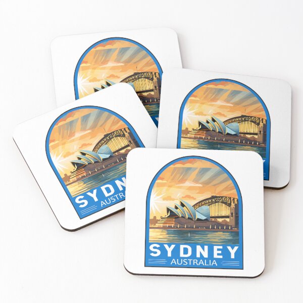 Item preview, Sydney Australia Travel Art Emblem designed and sold by KrisSidDesigns.