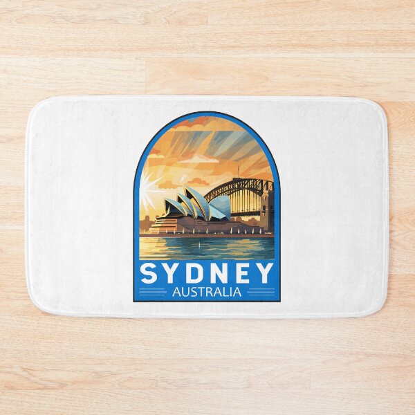 Artikelvorschau, Sydney Australien Reisekunst-Emblem entworfen und verkauft von KrisSidDesigns.