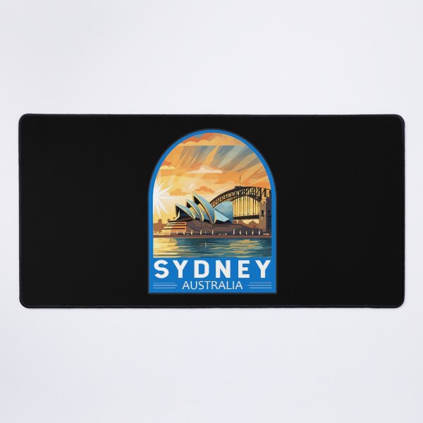 Artikelvorschau, Sydney Australien Reisekunst-Emblem entworfen und verkauft von KrisSidDesigns.