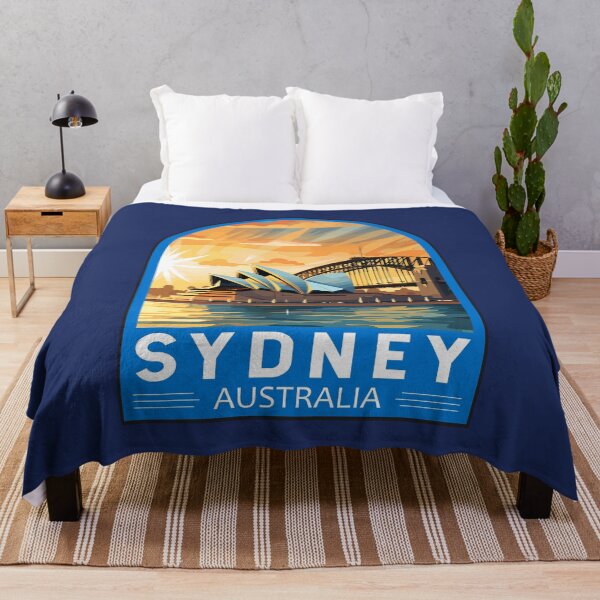 Item preview, Sydney Australia Travel Art Emblem designed and sold by KrisSidDesigns.