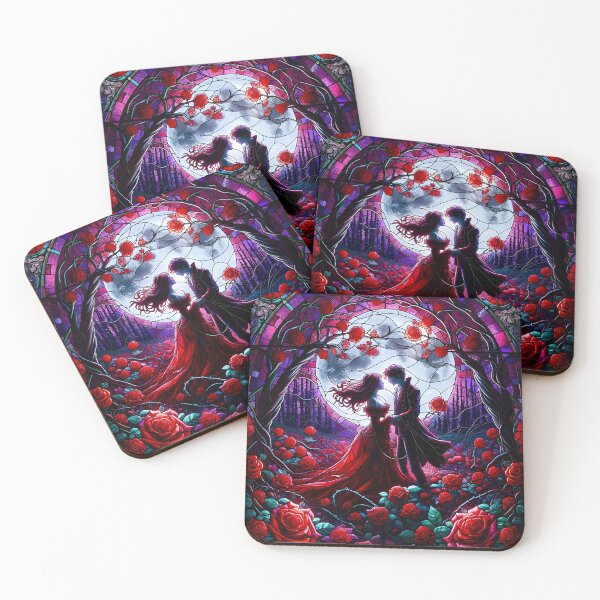Item preview, Gothic Valentine's Stained Glass designed and sold by Truck Stop One.