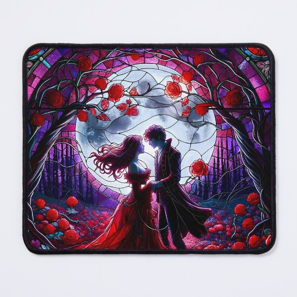 Item preview, Gothic Valentine's Stained Glass designed and sold by Truck Stop One.