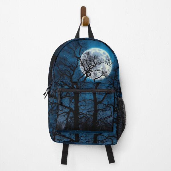 Item preview, Bright Glowing Moon, Bare Winter Trees, Star-filled Sky designed and sold by Glimmersmith.