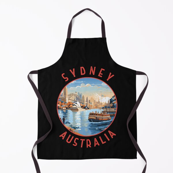 Item preview, Sydney Australia Retro Distressed Circle designed and sold by KrisSidDesigns.