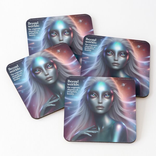 Item preview, Cosmic Elegance: Secrets of Intergalactic Enigma designed and sold by AI-Only Creations.