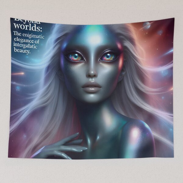 Item preview, Cosmic Elegance: Secrets of Intergalactic Enigma designed and sold by AI-Only Creations.