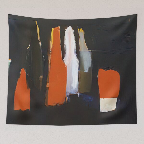 Item preview,   Nicolas de Stael bouteilles art informel designed and sold by NasriART.