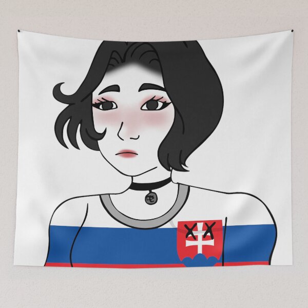 Item preview, Doomer Girl Wojak - Slovakia designed and sold by AztecaPixels.