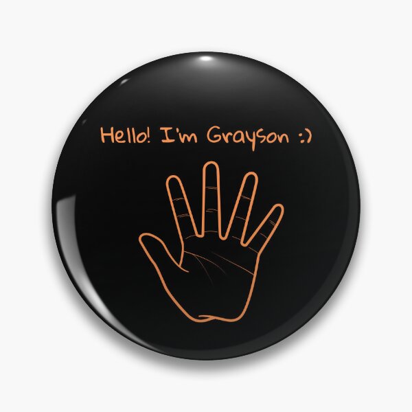 Item preview, Hello I'm Grayson my name funny boy cute designed and sold by STRAVOY.