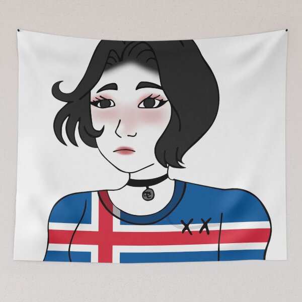 Item preview, Doomer Girl Wojak - Iceland designed and sold by AztecaPixels.