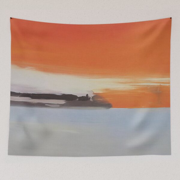 Item preview,  Nicolas de Stael chemin de fer au bord de la mer soleil couchant designed and sold by NasriART.