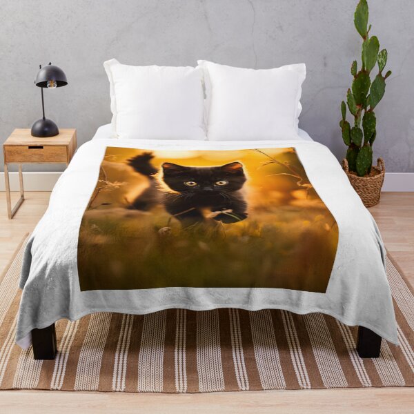 Item preview, Cute Kitten Frolicking in the Field designed and sold by Shirtastically.