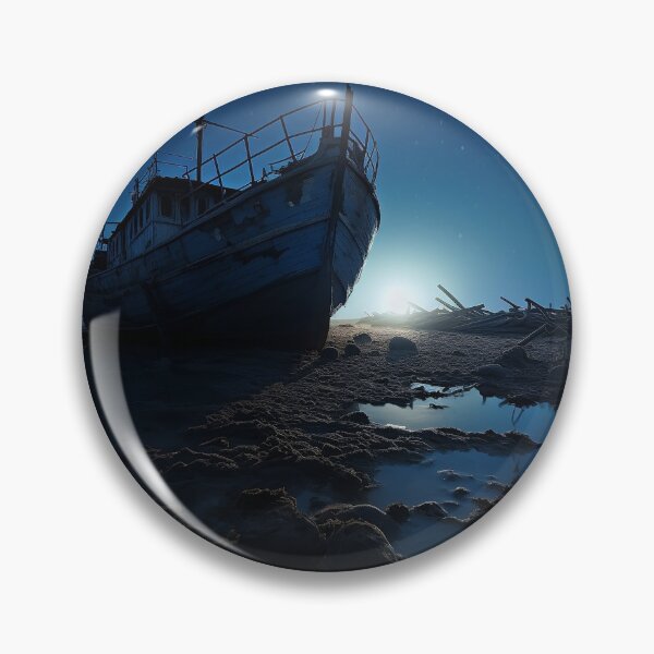 Item preview, The Shipwreck on beach with night sky - Landscape photo designed and sold by TheArtistOf2022.