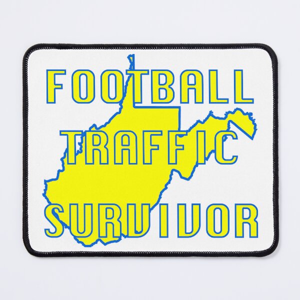 Item preview, WV Football Traffic Survivor designed and sold by TekunoTiger.