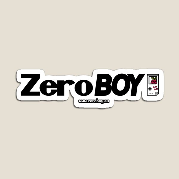 ZeroBOY Letters with Iconlogo Magnet