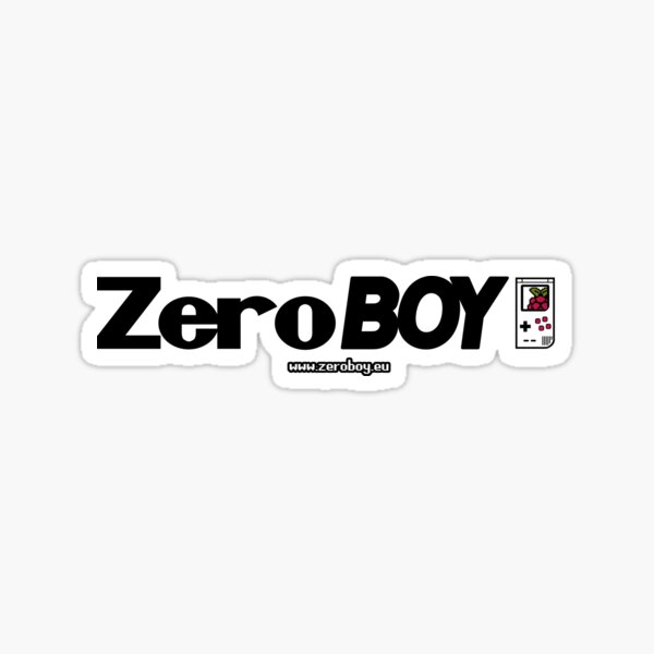 ZeroBOY Letters with Iconlogo Sticker