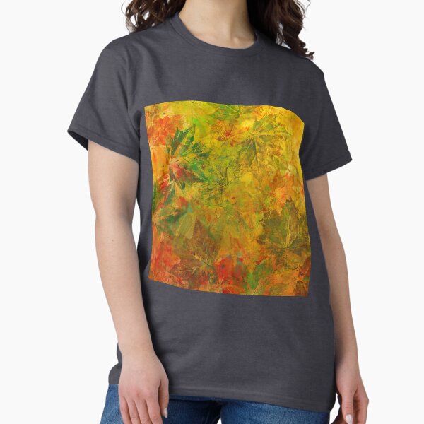 Item preview, Fall foliage abstract acrylic painting designed and sold by KarenKaspar.