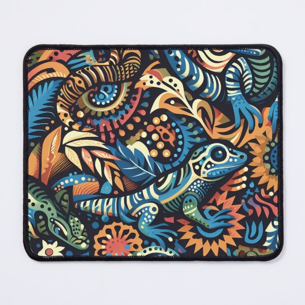 Item preview, Lizards Abstract designed and sold by tipitoes.