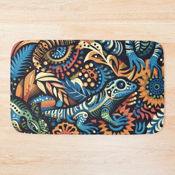 Item preview, Lizards Abstract designed and sold by tipitoes.
