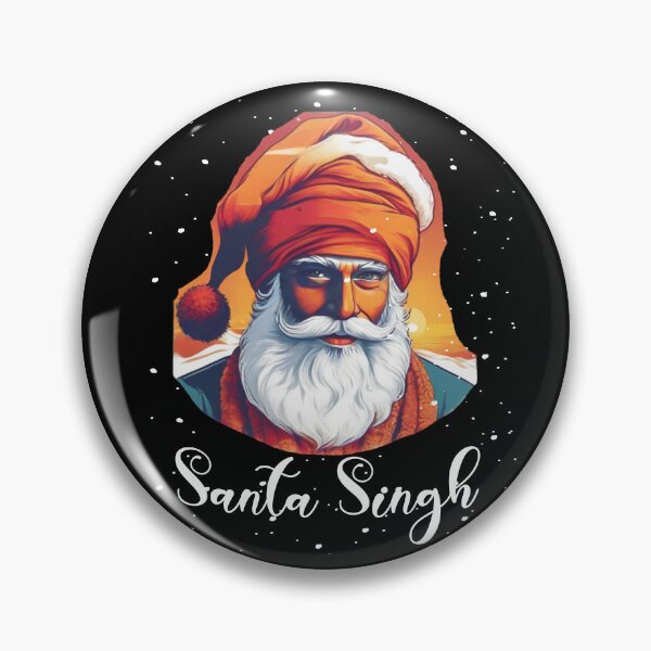 Artikelvorschau, Santa Singh Weihnachtsweinlese-Schnee-Sonnenuntergang entworfen und verkauft von Smix Pixels.