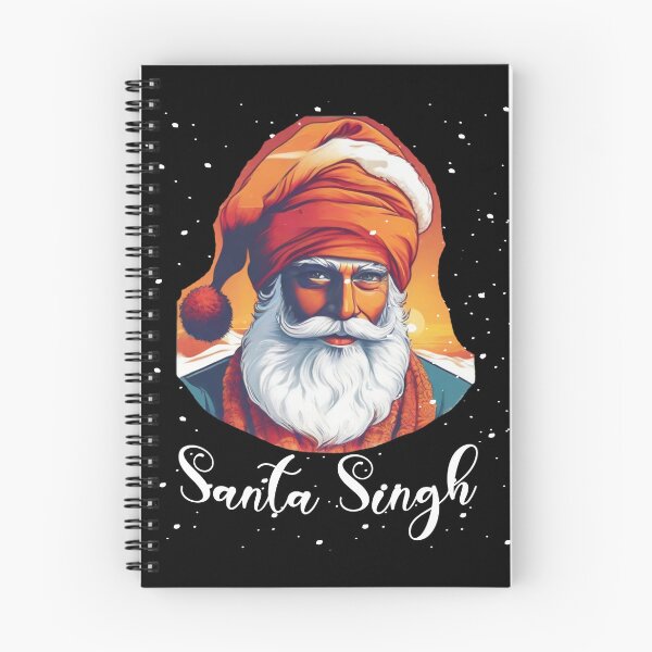 Item preview,  Santa Singh Christmas Vintage Snow Sunset  designed and sold by Smix Pixels.